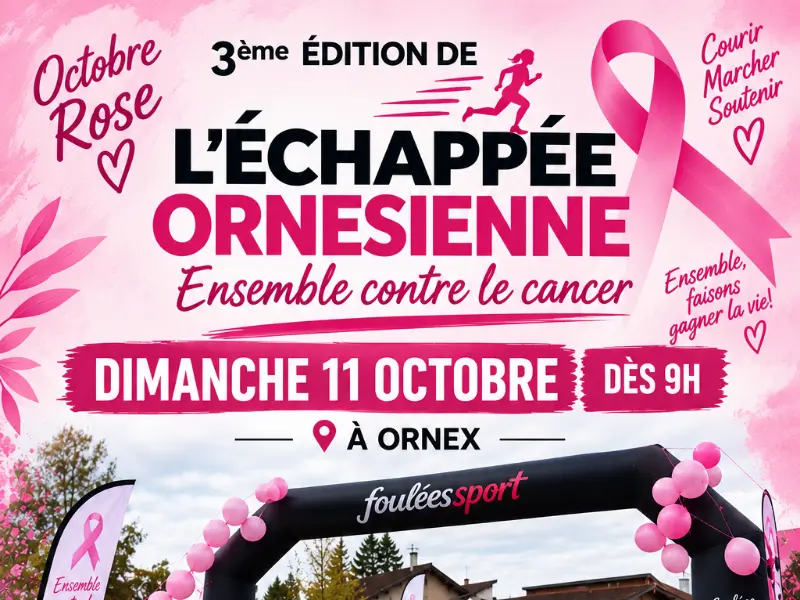Affiche échappée ornesienne 2026