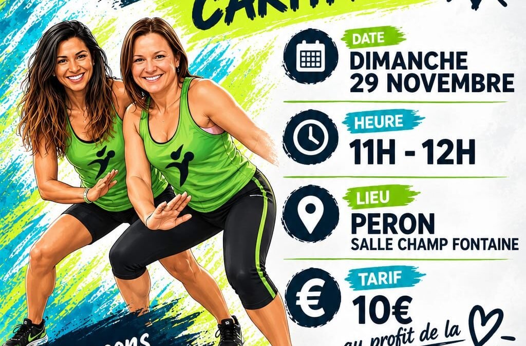 DIMANCHE 29 NOVEMBRE – Dance Masterclass caritative à Péron